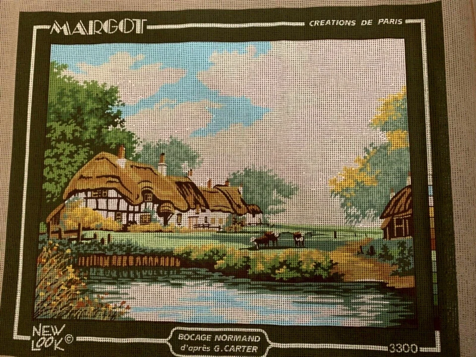 Farmland Margot Creations De Paris Vintage Normandy Tapestry Canvas New Look - Image 3 of 3