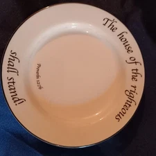 Feed on the Word small plate. The house of the righteous Prov 12:7b