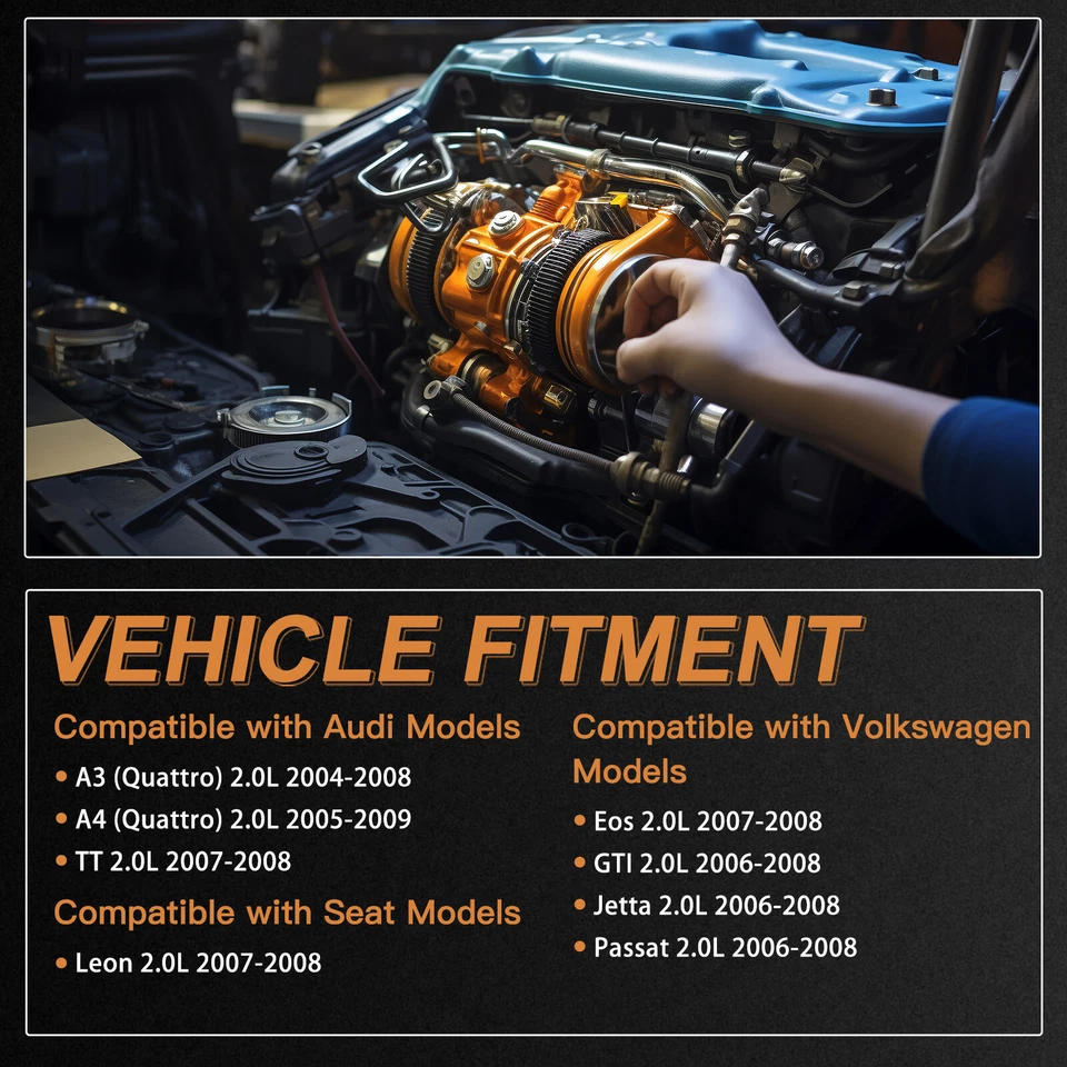 Engine Cylinder Head for Audi A3 A4 TT VW Jetta Eos Golf R L4 2.0L 2.0T - Image 4 of 4