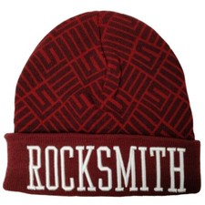 Rocksmith Beanie Skull Cap Toque Red Maroon A...