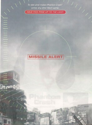 Phantom Crash Print Ad/Poster Art XBOX (B)