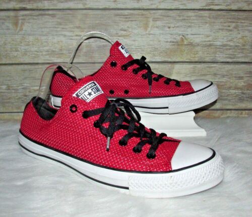 Converse All Star Ox Days Ahead Red Black Reflective Sz 12M 14W Sneakers - Afbeelding 1 van 12