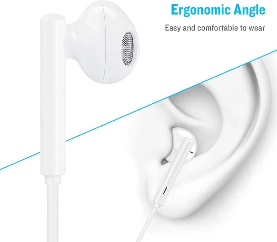 USB-C Type C Earphone Headphone Earbuds For Samsung Galaxy A13 A53 A54 5G - Image 3 of 3