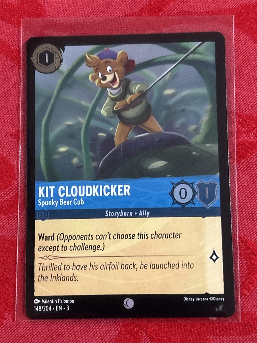 FOIL Disney Lorcana Inklands - Kit Cloudkicker - Spunky Bear