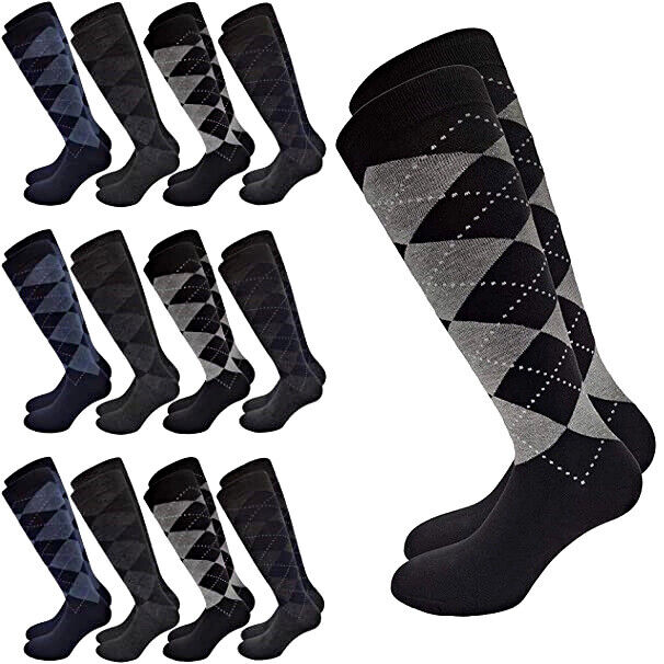 Max Manufacturer OFFicial shop 54% OFF 12 Pairs Socks Men Cotton Warm Half Leg Size Diamonds One