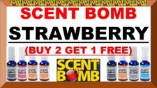 (BUY 2 GET 1 FREE) Scent Bomb 100% CONCENTRATED OIL Air Freshener (STRAWBERRY)