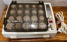 Vtg. General Electric Mist Condition Dry Hairsetter Hot Rollers B1 HCD-4 GE TEST