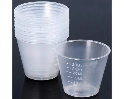 30ml Measuring Cup/Cups without Lid with 5ml Increment Mark *Saver Qtys DP18659