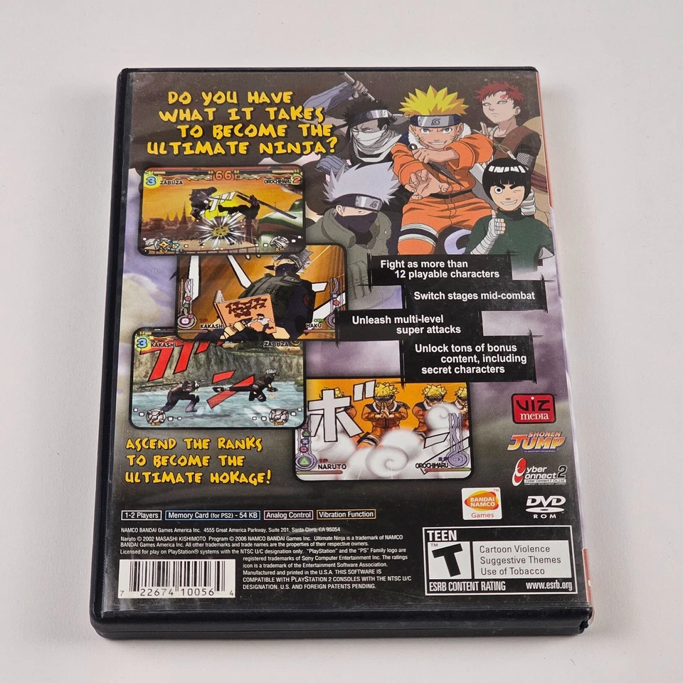 Naruto Ultimate Ninja (PlayStation 2 PS2) - Image 2 of 4