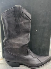 FAUZIAN JEUNESSE women's boot shoe vintage black no.37 FJ01