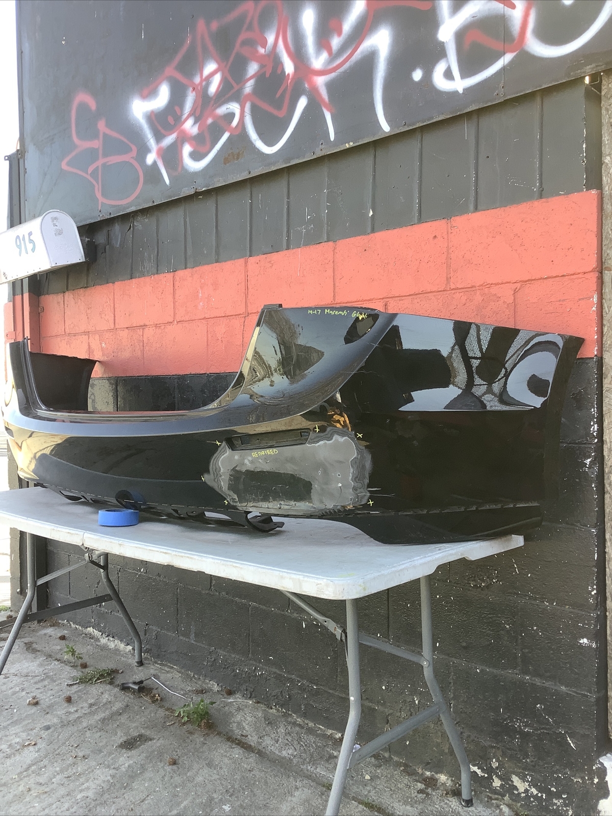 2014 2015 2016 2017 MASERATI GHIBLI REAR BUMPER COVER OEM USED