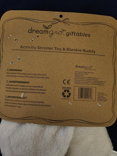 Dream Gro Giftable Activity Stroller Toy & Blankie Buddy Set Giraffes Age 0+ New - Picture 4 of 4