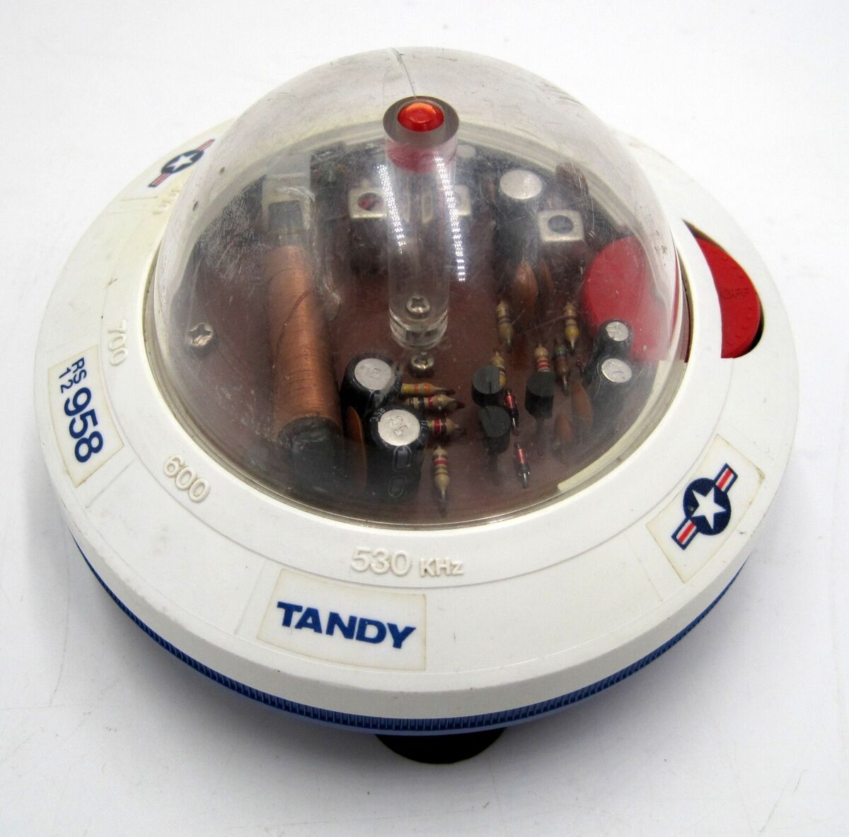 1960's Tandy Space / Flying Saucer /UFO AM Transistor Radio 1960's Tandy Space / Flying Saucer /UFO AM Transistor Radio