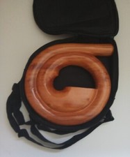  with Aesthetic Faults Spiral Didgeridoo Bag Travel Compact snail Mahogany