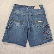 Vtg Southpole Blue Denim Carpenter Jean Shorts Mens 36 10" Inseam Hip Hop Y2K