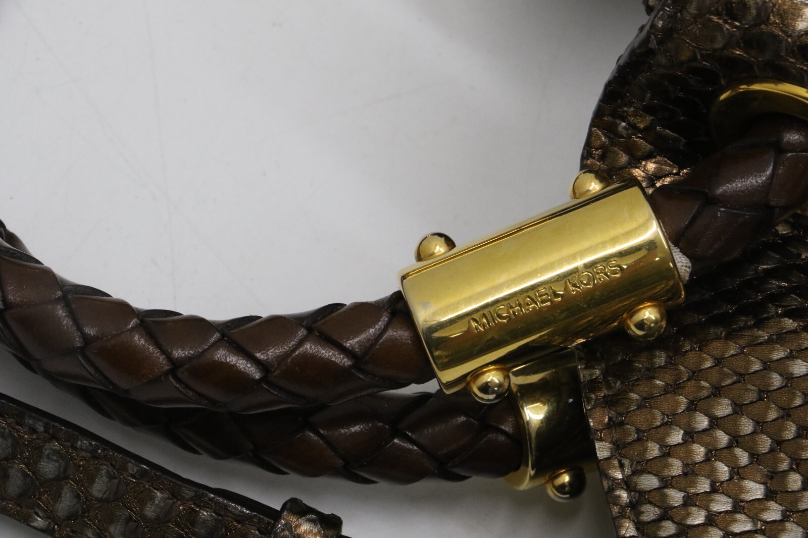 Michael Kors Python Skorpios Ring Bag - image 9