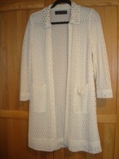 ZARA Woman Cream Lace Studded
