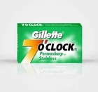 # 200 X GILLETTE 7 O'CLOCK PERMASHARP STAINLESS RAZOR BLADES FREE SHIP**********