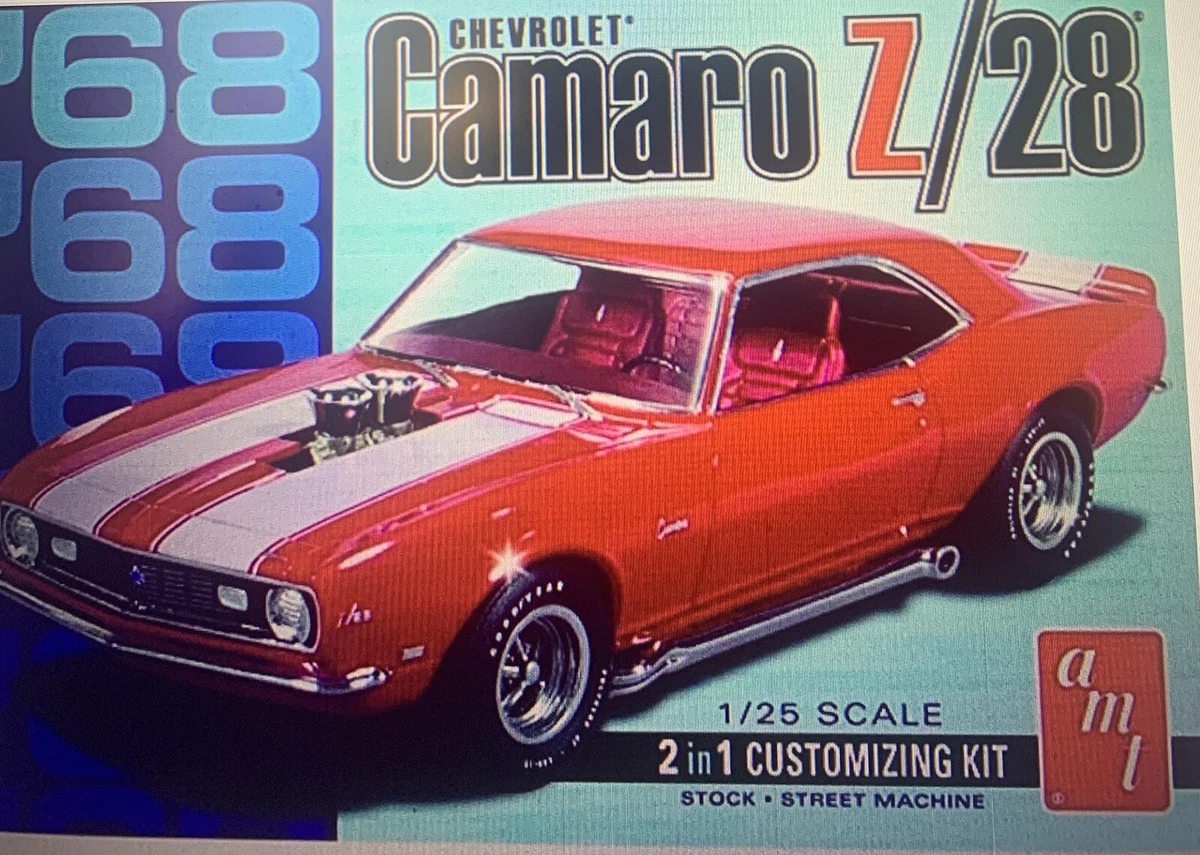 EXHAUST 1968 CAMARO Z 28 228 1604 AMT 1 25 Model Car Parts COMBINE