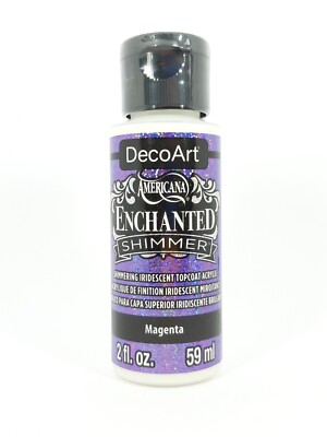 DecoArt Americana Enchanted Shimmer Acrylfarbe 59ml DES06 Magenta