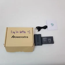 2-pack V4 Rechargeable Battery Compatible with Ring 2/3/3Plus/4 Doorbell-Camera