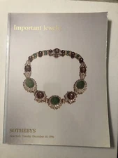 SOTHEBY'S IMPORTANT JEWELRY NEW YORK DECEMBER 1996