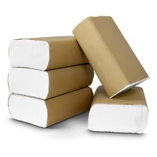 1000pc RE-GEN ZFold 1Ply Paper MultiFold Bathroom/Kitchen Disposable Hand Towels