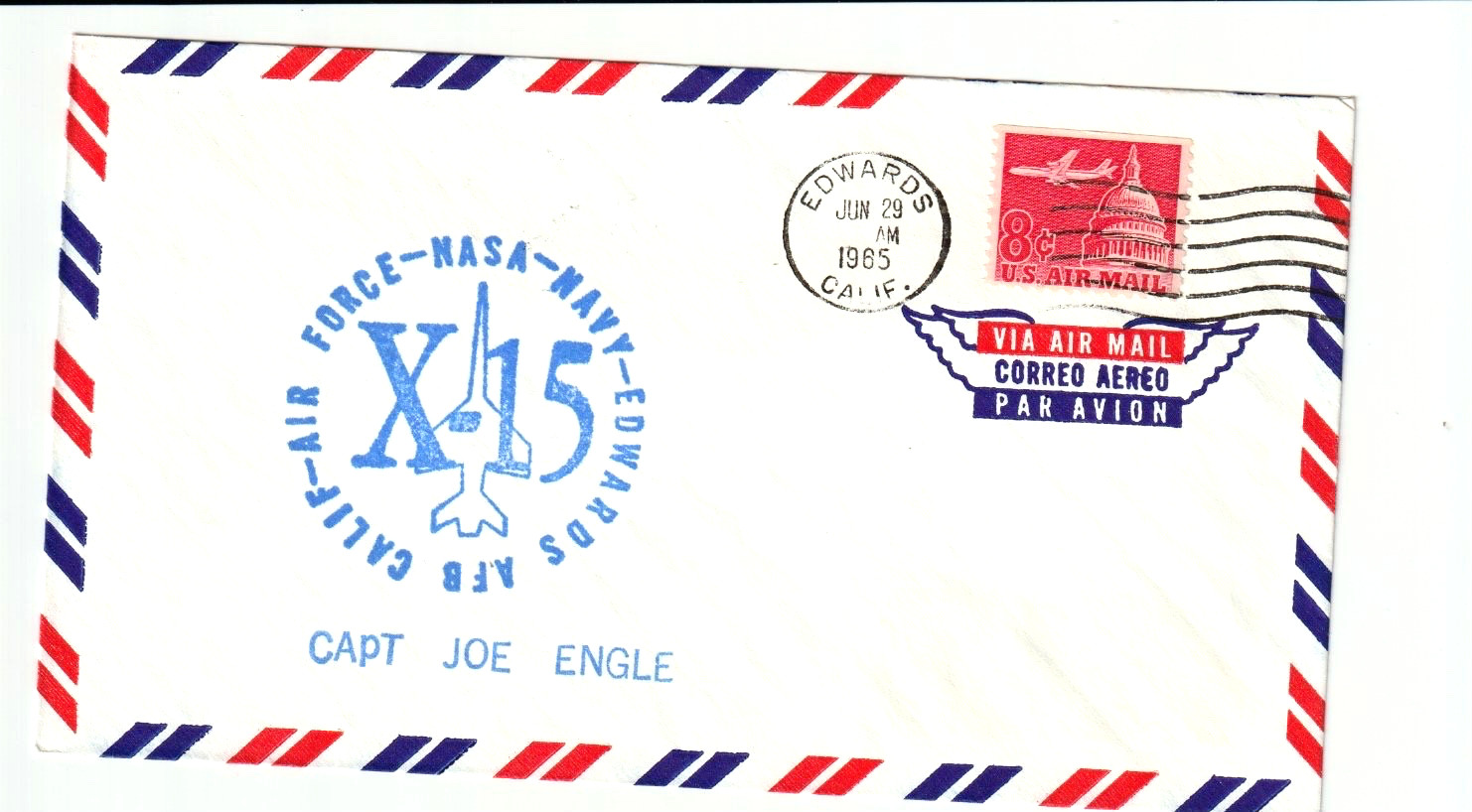 X-15 Research Rocket Plane Test -06/29/1965 - Flight # 138