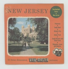 New Jersey the Garden State 1957 View-Master Packet with Reels NJ-123