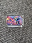 Hayleybug Mint Elephant 2 oz silver Color Cast Bar #03/10
