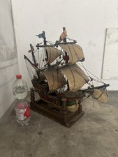 Santa Maria antikes Modellschiff aus Holz Zum Basteln