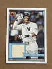 2026 Topps Aaron Judge 1991 Relic 91 Design Memorabilia Card Bat Wood Yankees