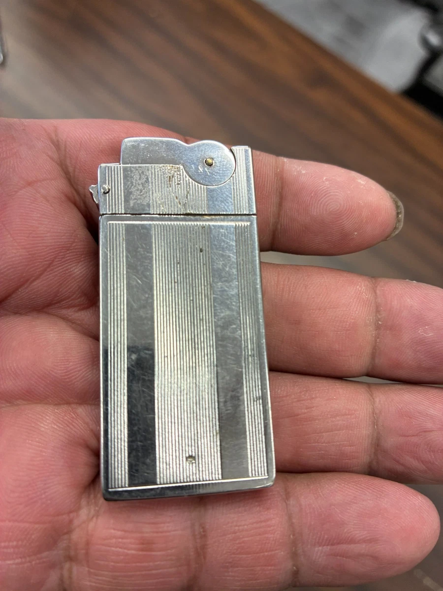 asr cigarette lighter File:Vintage (American Safety Razor Co.) and Ashtray Table Set, Rhodium Finish, Made In USA (12754276385).jpg Vintage MCM Tabletop Lighter/asr Lighter/cigarette