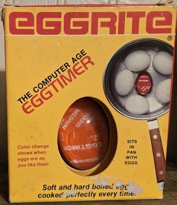 Vintage NEW IN BOX Wahl Eggrite Eggtimer Egg Timer Egg Rite 1980s 