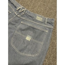 Marithe Francois girbaud baggy jeans mens blue Y2K skater fit 42X29 tag 44
