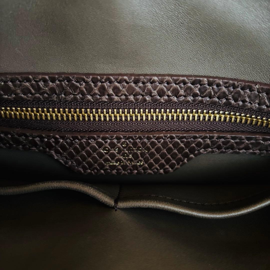 Louis Vuitton Seals PM Python Leather Chocolate B… - image 14