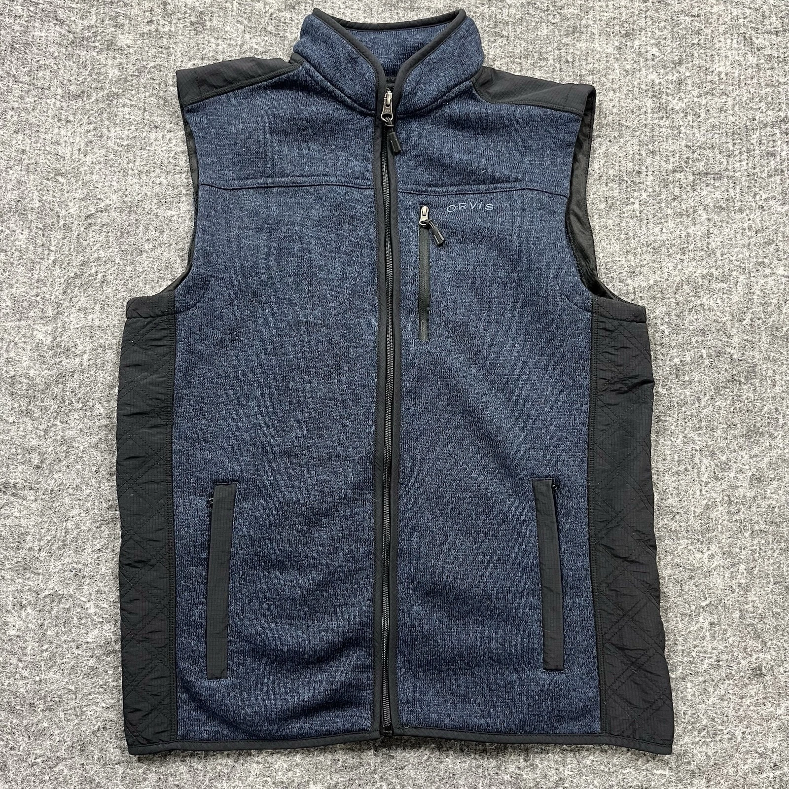 Orvis Vest Mens Medium Blue Full Zip Fleece Hiking Camping Fishing GORP
Opens in a new window or tab