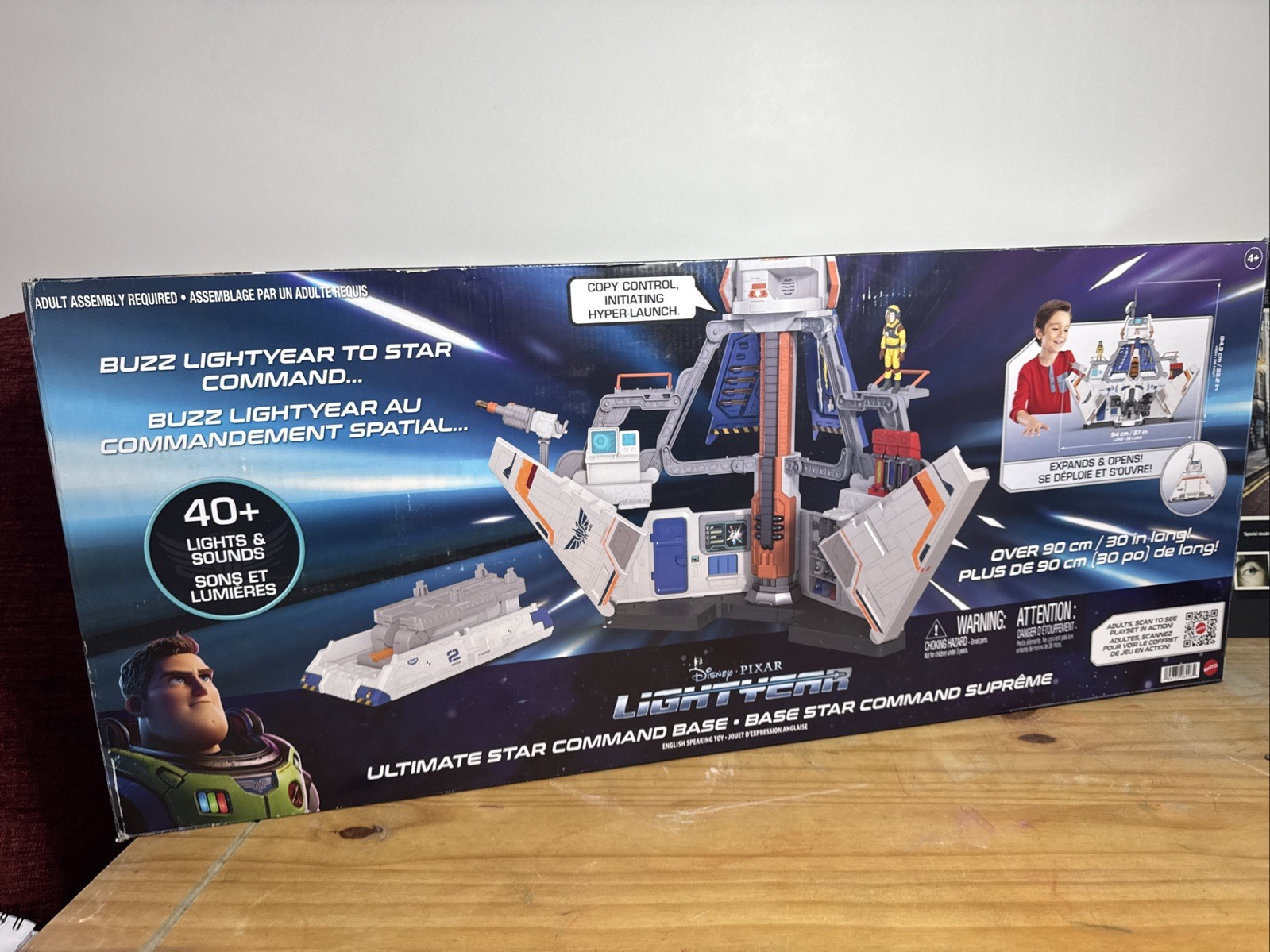 Disney Pixar Lightyear Ultimate Star Command Base Interactive Playset New W497