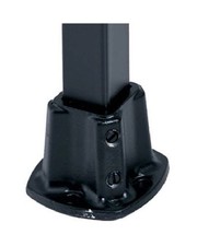 579 1-1/4BLK Floor PostFlange