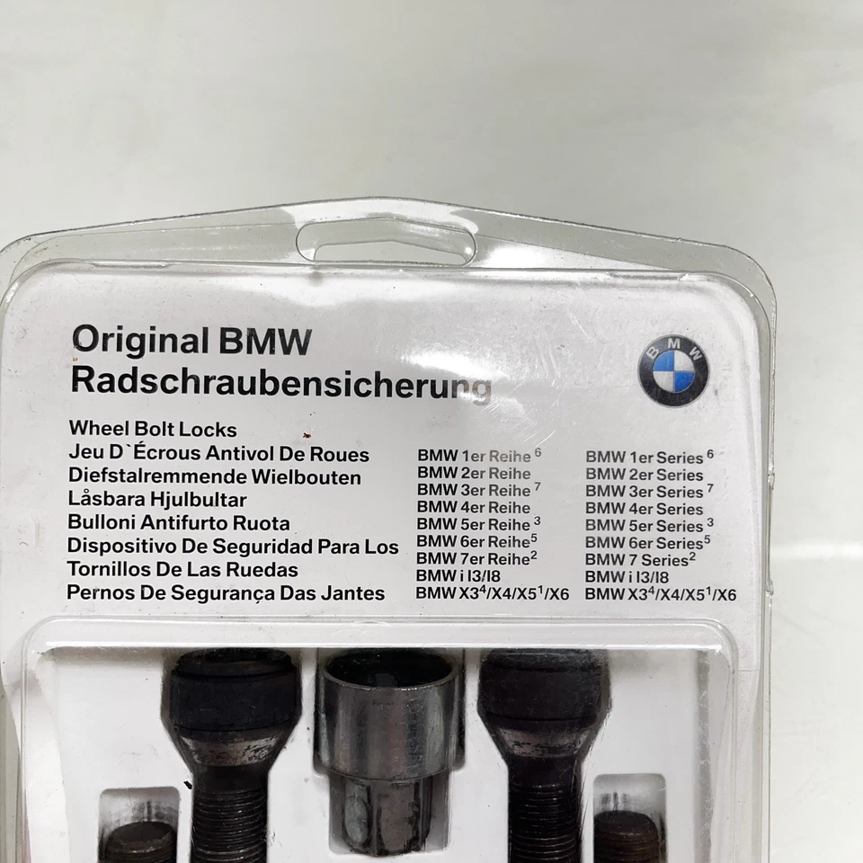 JUEGO BLOQUEO RUEDA BMW F01 F02 F04 E70 E71 F25 F30 F32 FO7 F10 F12 G11 F15 F16 F80 Foto 2 de 4
