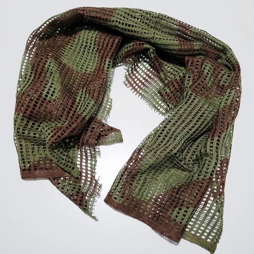 WW2 - FACE VEIL - CAMOUFLAGE SCARF - WWII BRITISH ARMY MILITARY