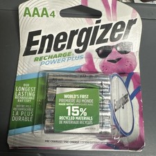 Energizer AAA 1.2V 800mAh Rechargeable Battery Pack of 4 
