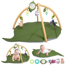 Baby Spielmatte mit Spielbogen Spieldecke 5 abnehmbaren Spielzeug 128x89x50 cm