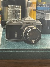 Nikon F Nippon Kogaku Tokyo Camera first Edition. 6408279 w/ 3 Lenses 1 Is NGJ