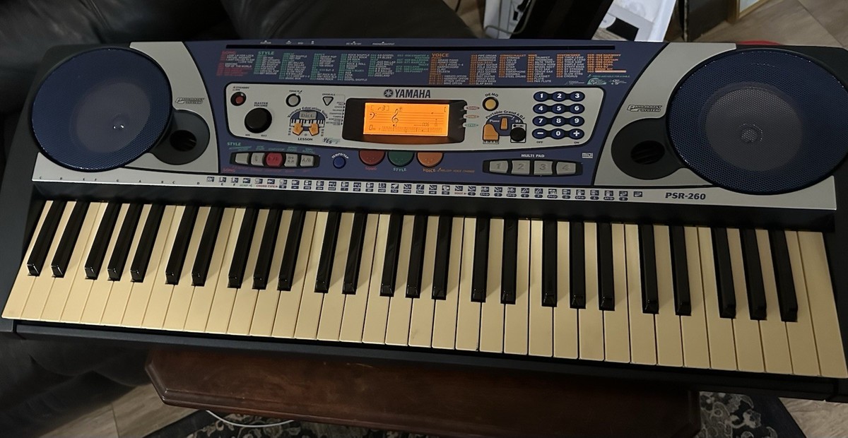 Yamaha PSR-260 Electronic Keyboard 61 Keys - Tested | eBay
