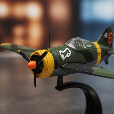 1:72 Alu Flugzeug Modell Fahrwerk Propeller Flugzeug Modell gebogener Tragarm