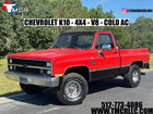 1983 Chevrolet C/K Pickup 1500 4x4 - K10 - V8 - Cold Ac