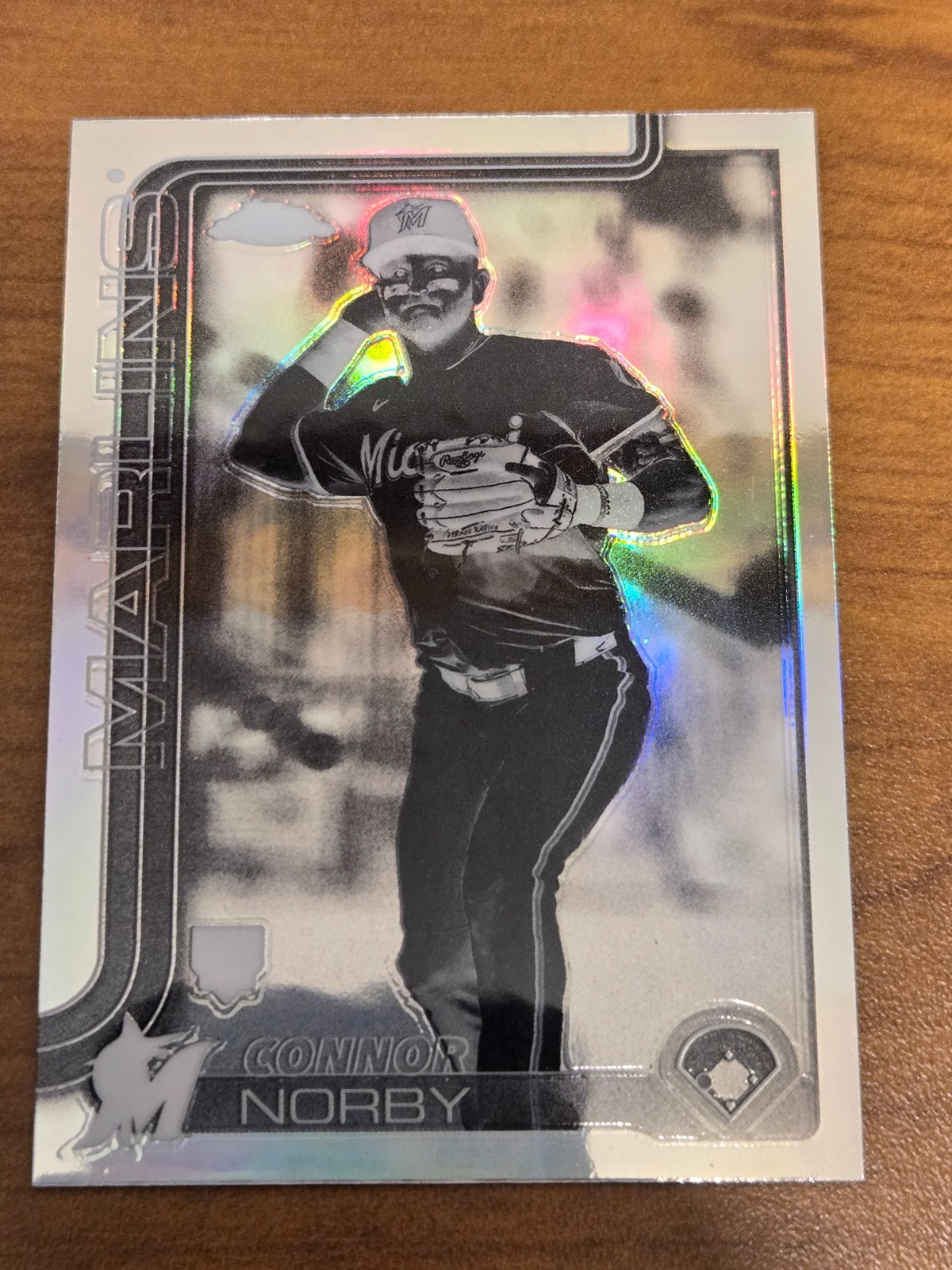 2025 Topps Chrome - Connor Norby - 199 - Negative Refractor