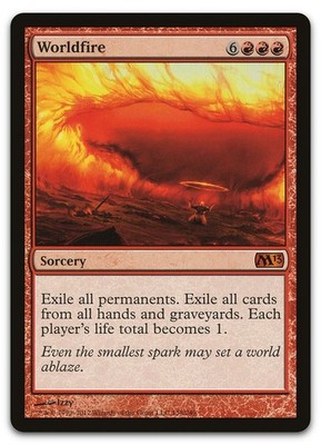 Worldfire #158 (LP) Magic 2013 M13 Magic MTG