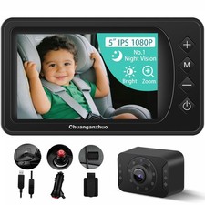 New 5'' Baby Car Camera with NO.1 Night Vision USB Powered, Mirror/Normal Mode